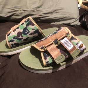 bape suicokes sandals